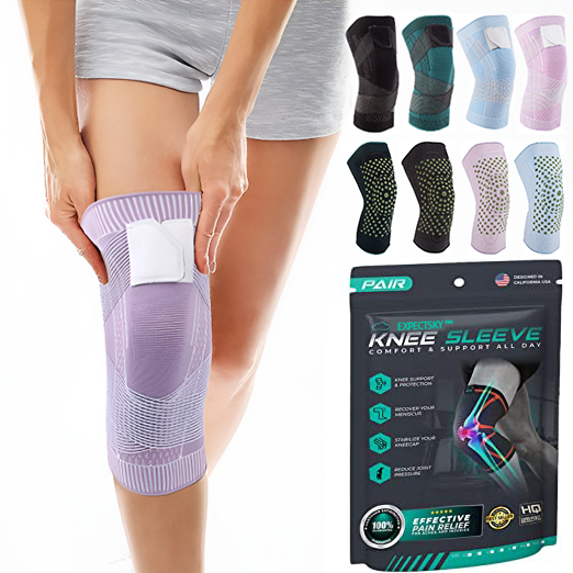CC™ Ice slik Tourmaline Shaping &Detoxification Knee Sleeve--Breathable and sweat-absorbent