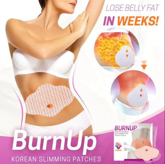 Belly Slimming Patch | BurnUp Korean Shaping Patches | Deep Cleansing