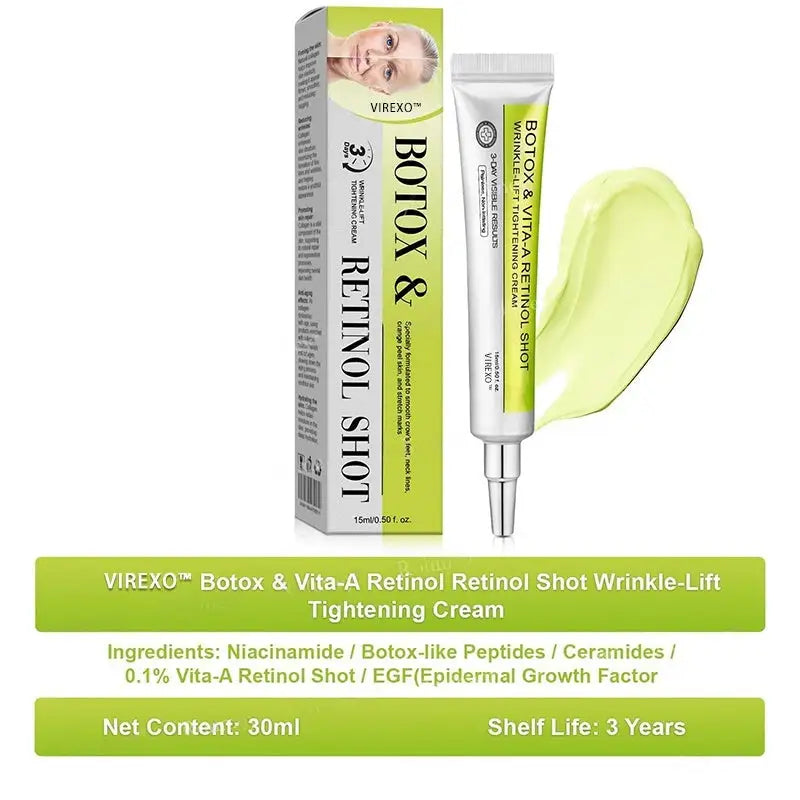 Botox & Vita-A Retinol Shot Wrinkle-Lift Tightening Cream – DEEPCLEANSING