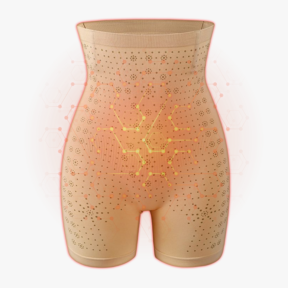 Women Tummy Control Body Shaper Honeycomb Warm Therapy Underwear Short Pants