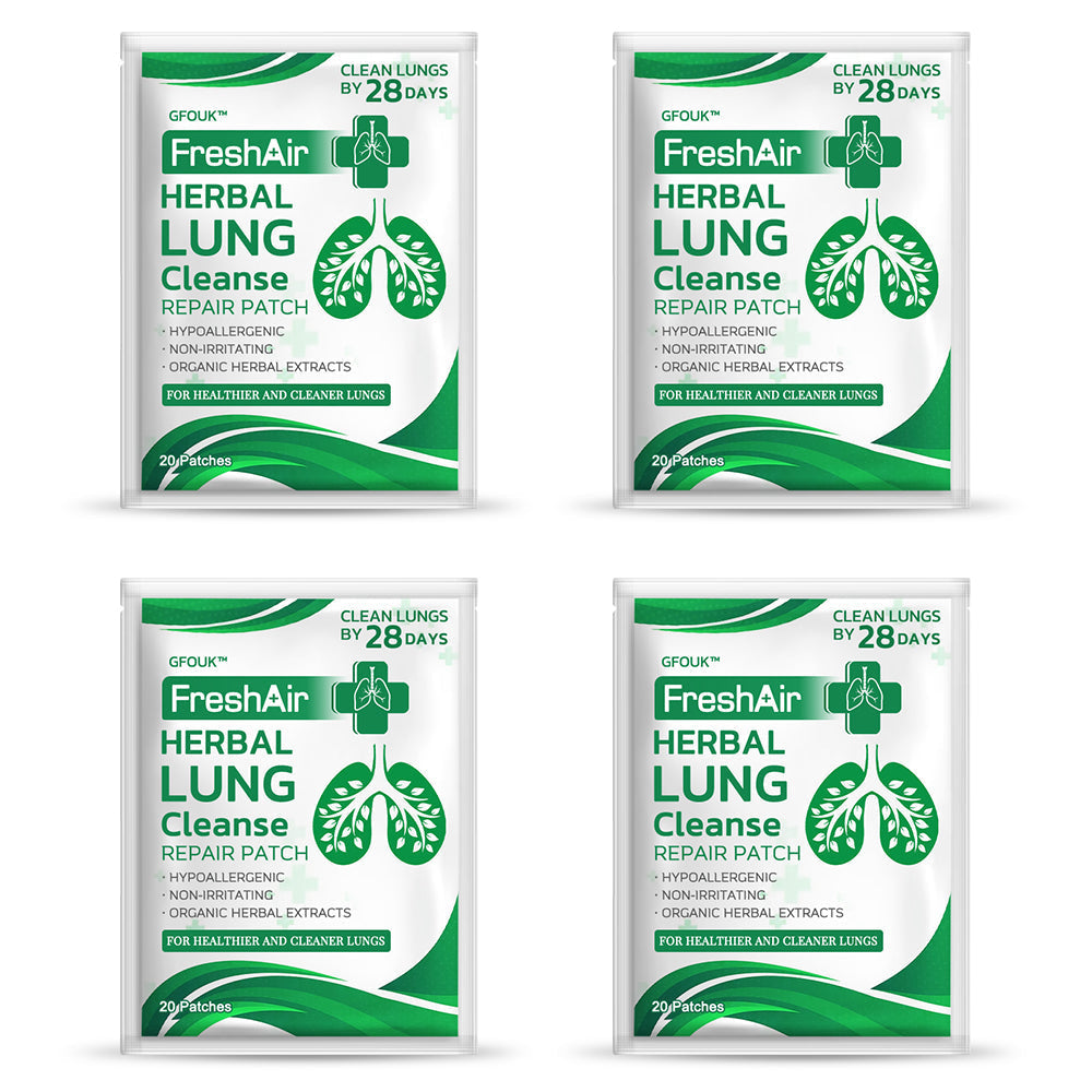 Herbal Lung Cleanse Repair Patch, Lung Cleanse And Detox Support Lung  Health For Smokers Naturally Reduce Cough